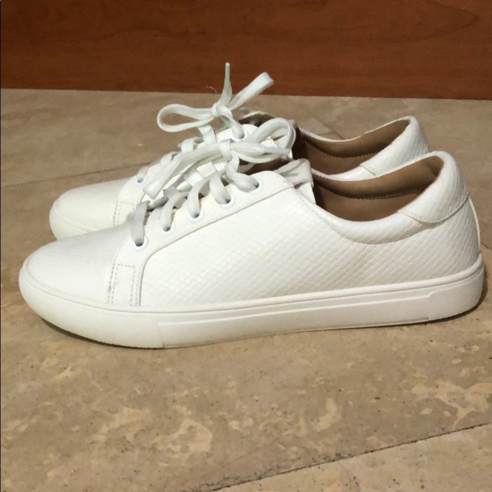 White sneakers